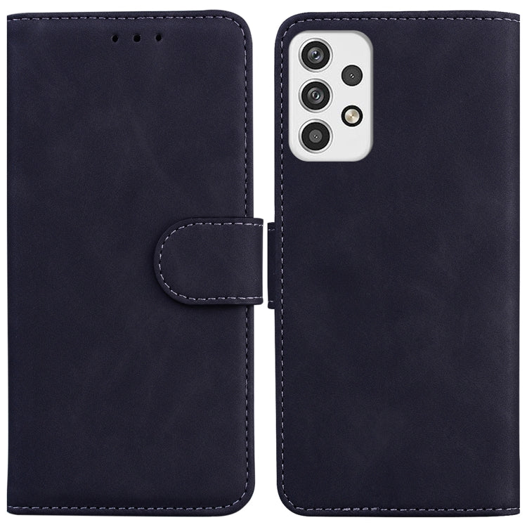 For Samsung Galaxy A23 Skin Feel Pure Color Flip Leather Phone Case