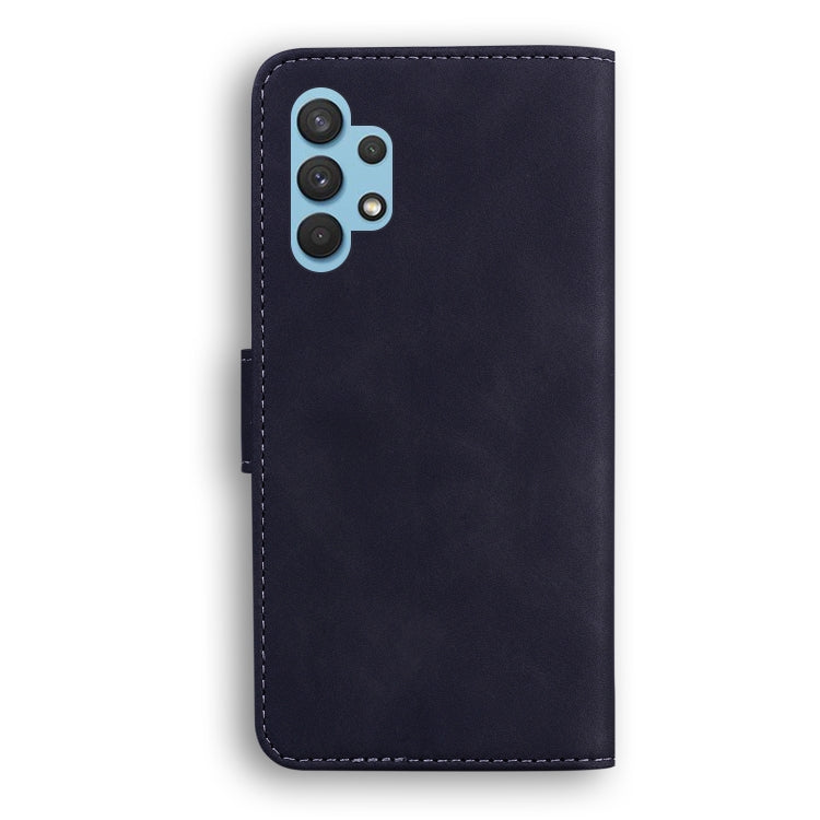 For Samsung Galaxy A32 4G Skin Feel Pure Color Flip Leather Phone Case