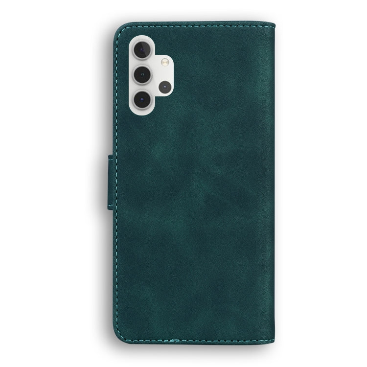 For Samsung Galaxy A32 5G Skin Feel Pure Color Flip Leather Phone Case