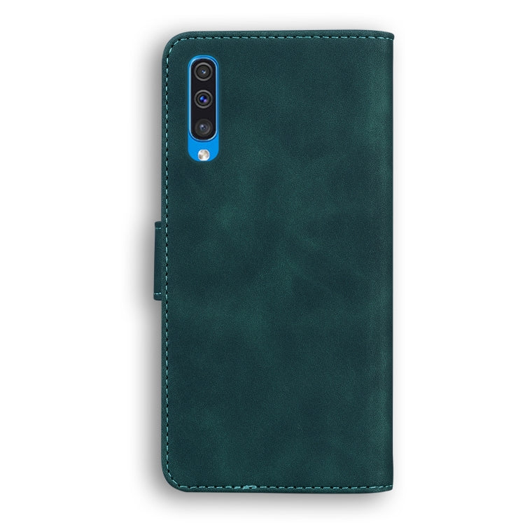 For Samsung Galaxy A50 / A30s / A50s Skin Feel Pure Color Flip Leather Phone Case