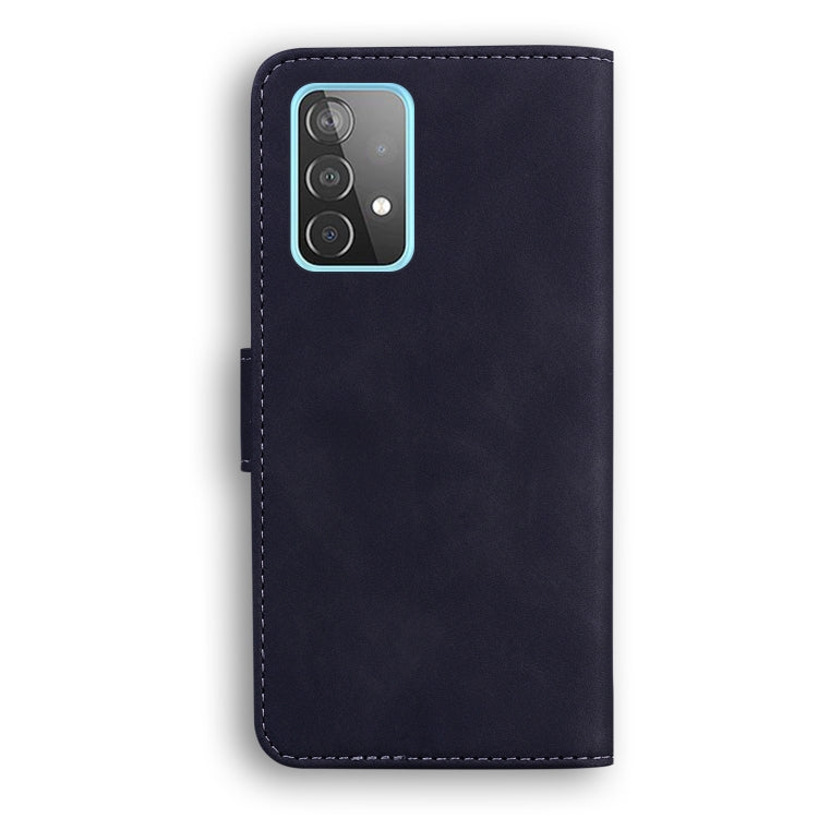 For Samsung Galaxy A52 5G Skin Feel Pure Color Flip Leather Phone Case