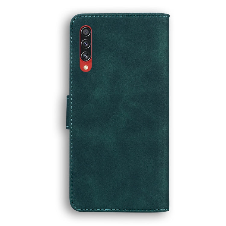 For Samsung Galaxy A70 / A70s Skin Feel Pure Color Flip Leather Phone Case