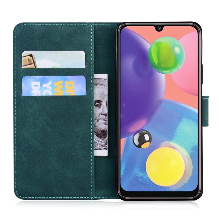 For Samsung Galaxy A70 / A70s Skin Feel Pure Color Flip Leather Phone Case