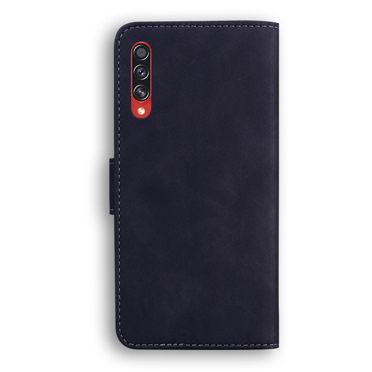 For Samsung Galaxy A70 / A70s Skin Feel Pure Color Flip Leather Phone Case