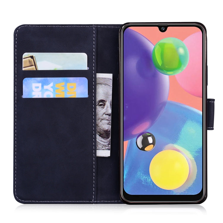 For Samsung Galaxy A70 / A70s Skin Feel Pure Color Flip Leather Phone Case