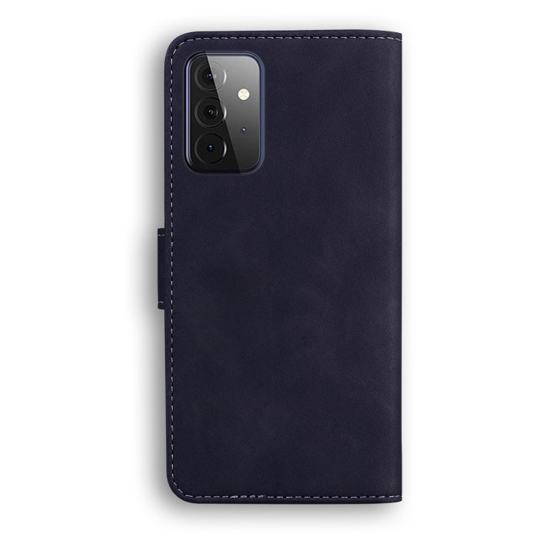 For Samsung Galaxy A72 5G Skin Feel Pure Color Flip Leather Phone Case