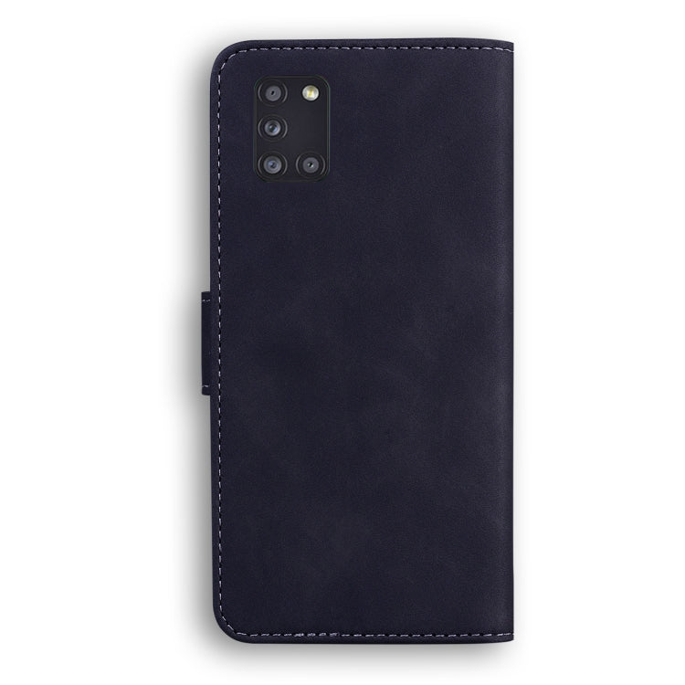 For Samsung Galaxy A31 Skin Feel Pure Color Flip Leather Phone Case