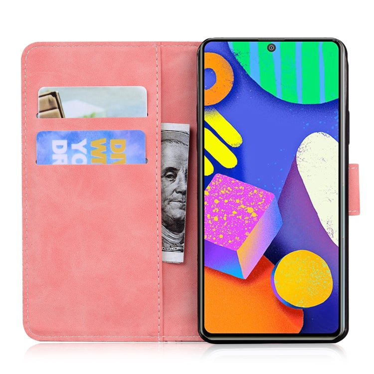 For Samsung Galaxy M62 / F62 Skin Feel Pure Color Flip Leather Phone Case