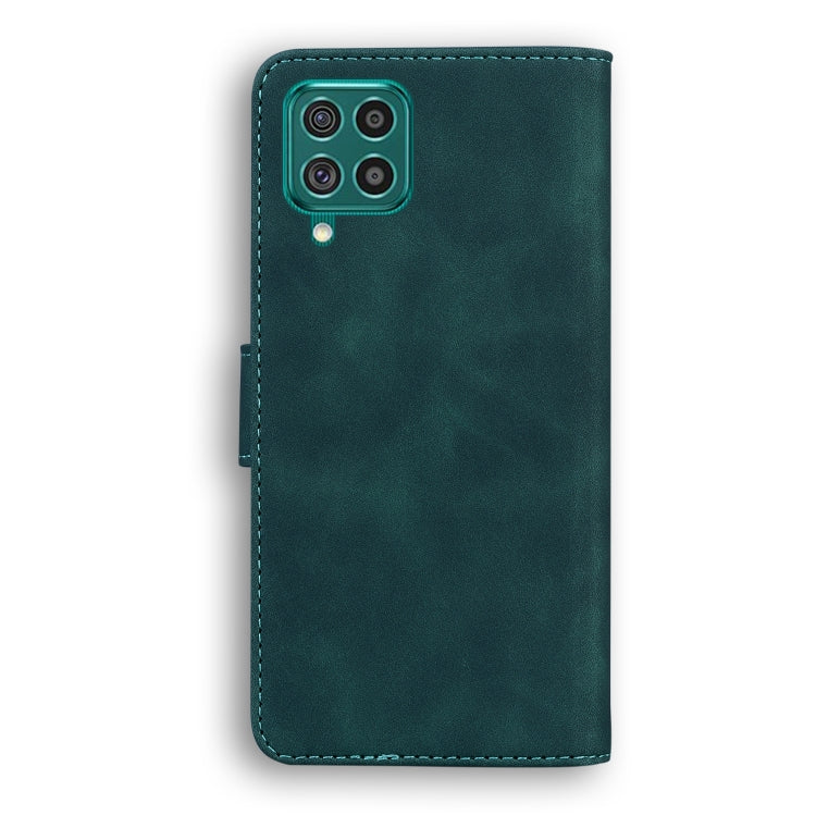 For Samsung Galaxy M62 / F62 Skin Feel Pure Color Flip Leather Phone Case