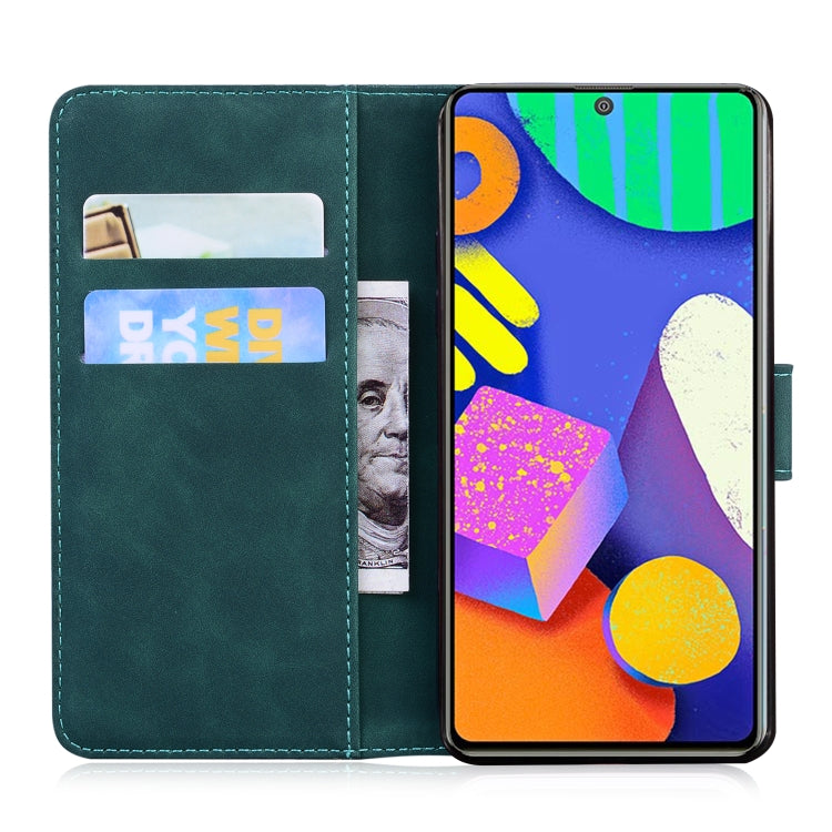 For Samsung Galaxy M62 / F62 Skin Feel Pure Color Flip Leather Phone Case