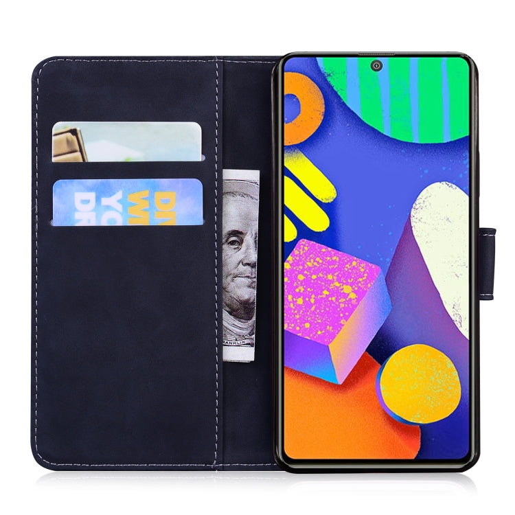 For Samsung Galaxy M62 / F62 Skin Feel Pure Color Flip Leather Phone Case