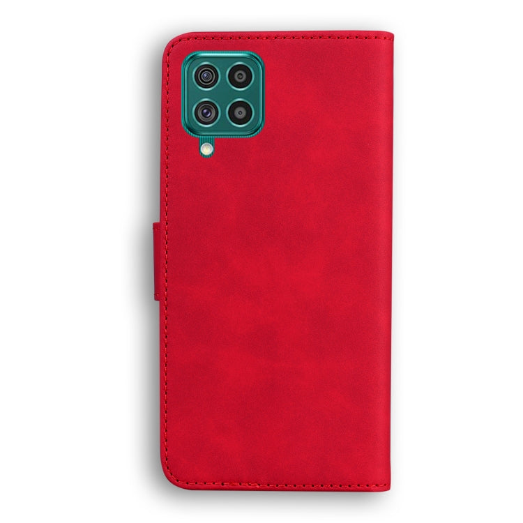 For Samsung Galaxy M62 / F62 Skin Feel Pure Color Flip Leather Phone Case