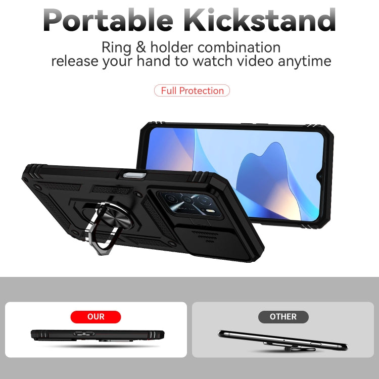 For OPPO A16 Sliding Camshield Holder Phone Case