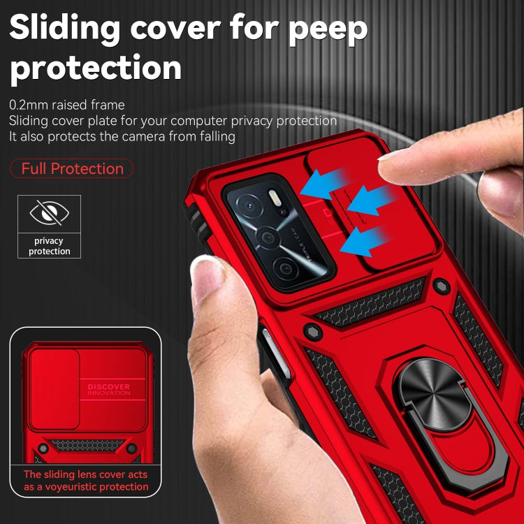 For OPPO A16 Sliding Camshield Holder Phone Case