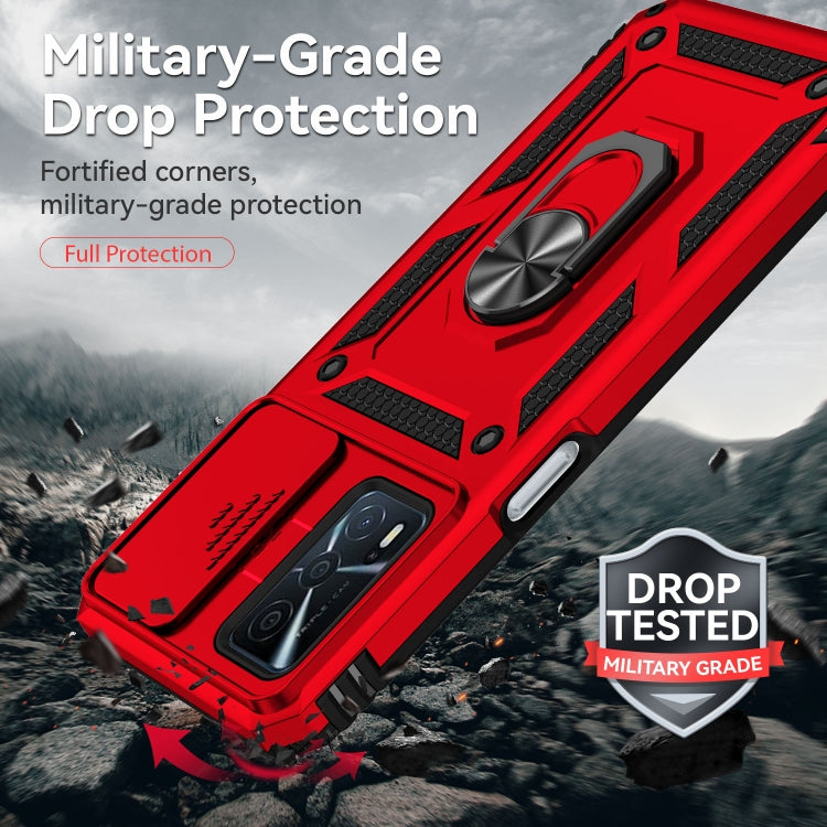 For OPPO A16 Sliding Camshield Holder Phone Case