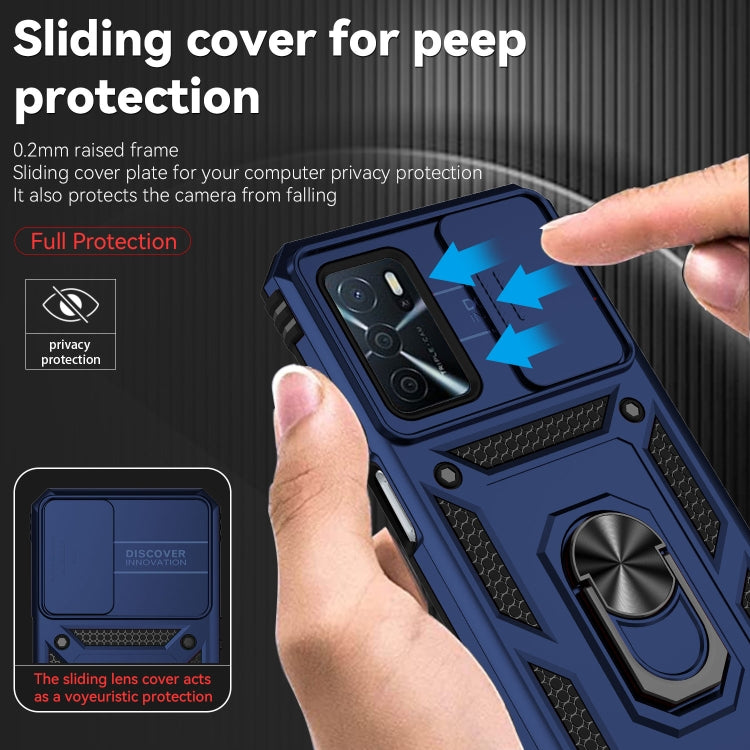 For OPPO A16 Sliding Camshield Holder Phone Case