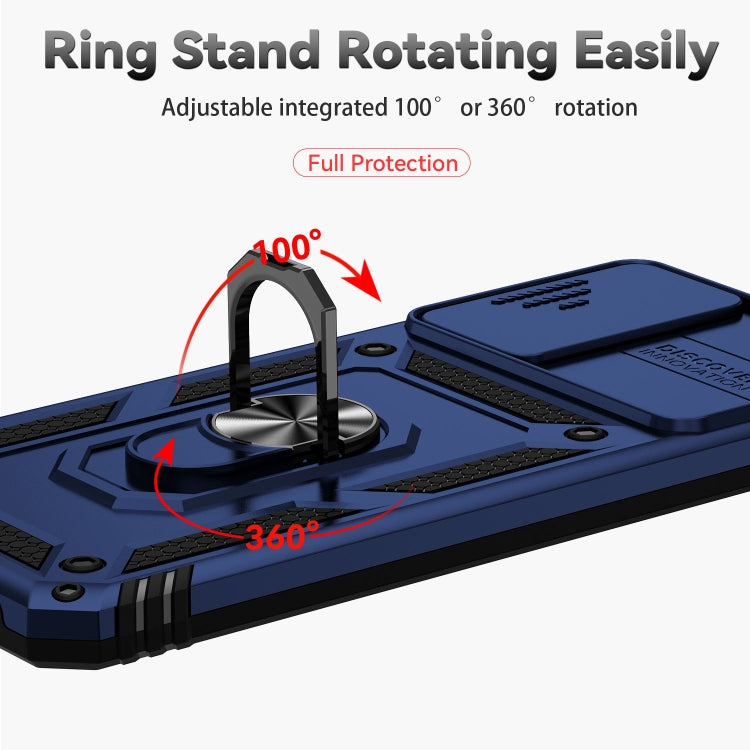 For vivo Y20 Sliding Camshield Holder Phone Case