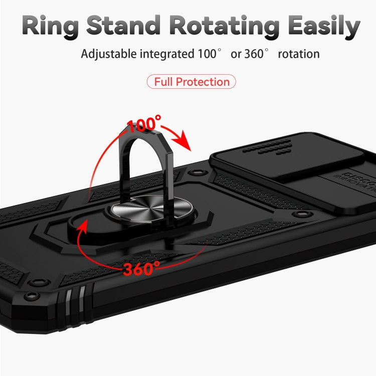 For vivo Y21 Sliding Camshield Holder Phone Case