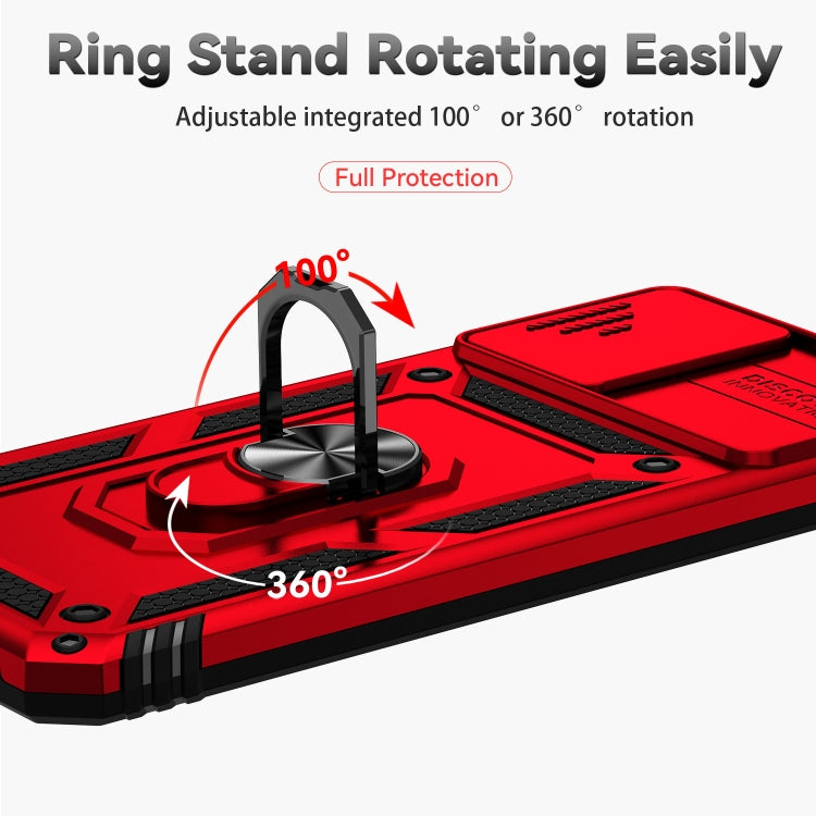 For vivo Y21 Sliding Camshield Holder Phone Case