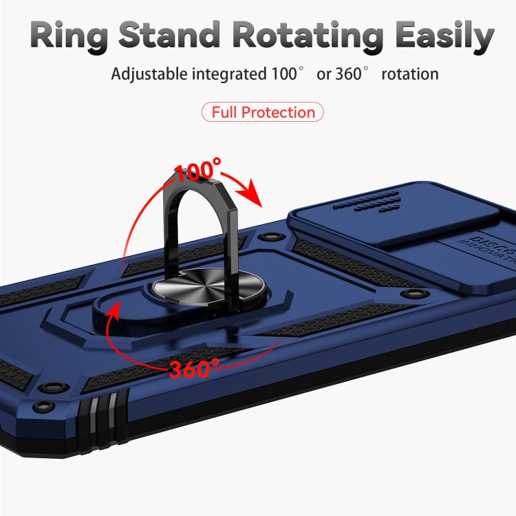 For vivo Y21 Sliding Camshield Holder Phone Case
