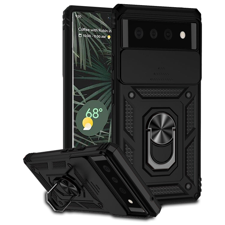 For Google Pixel 6 Sliding Camshield Holder Phone Case