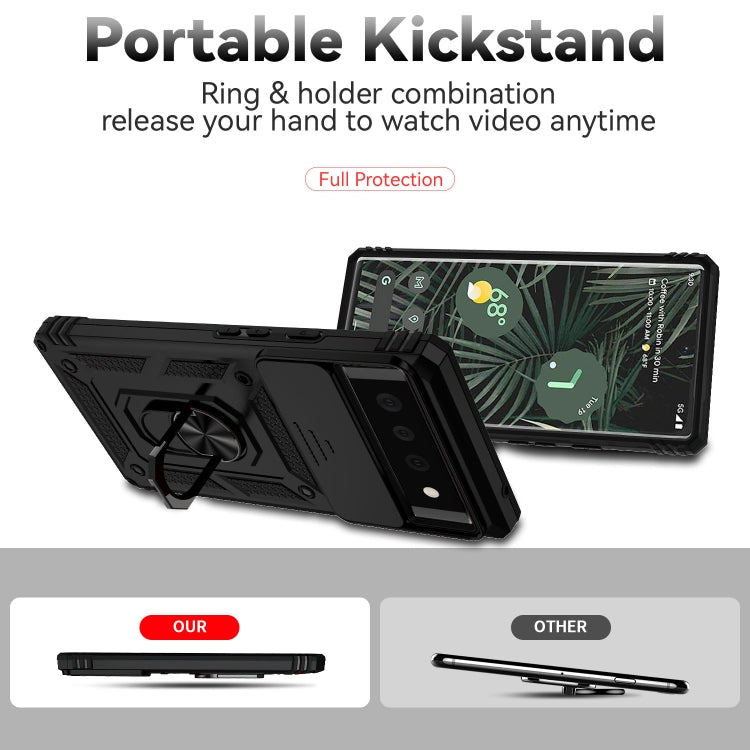 For Google Pixel 6 Sliding Camshield Holder Phone Case