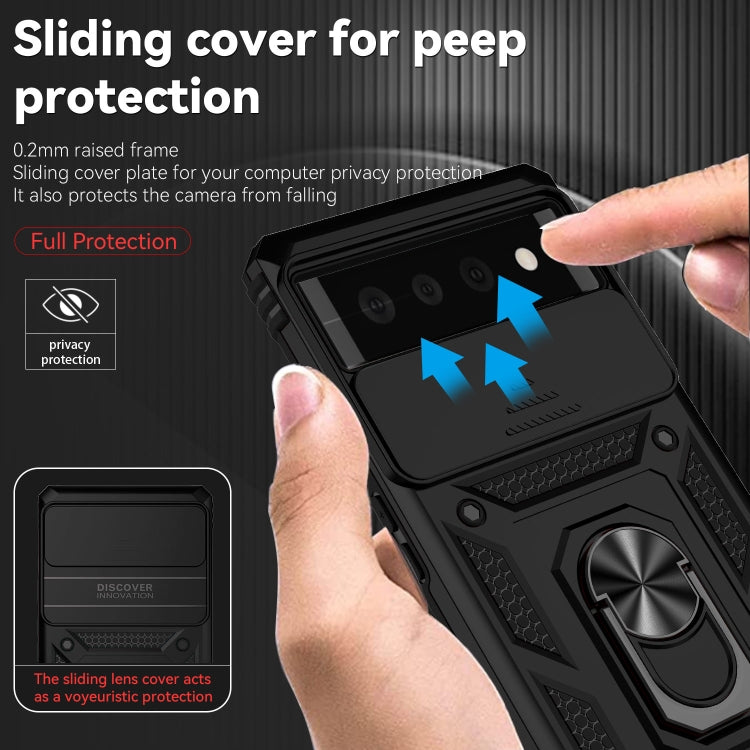 For Google Pixel 6 Sliding Camshield Holder Phone Case