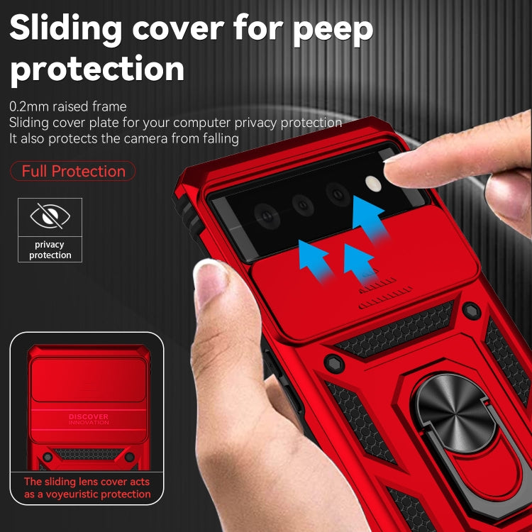 For Google Pixel 6 Sliding Camshield Holder Phone Case