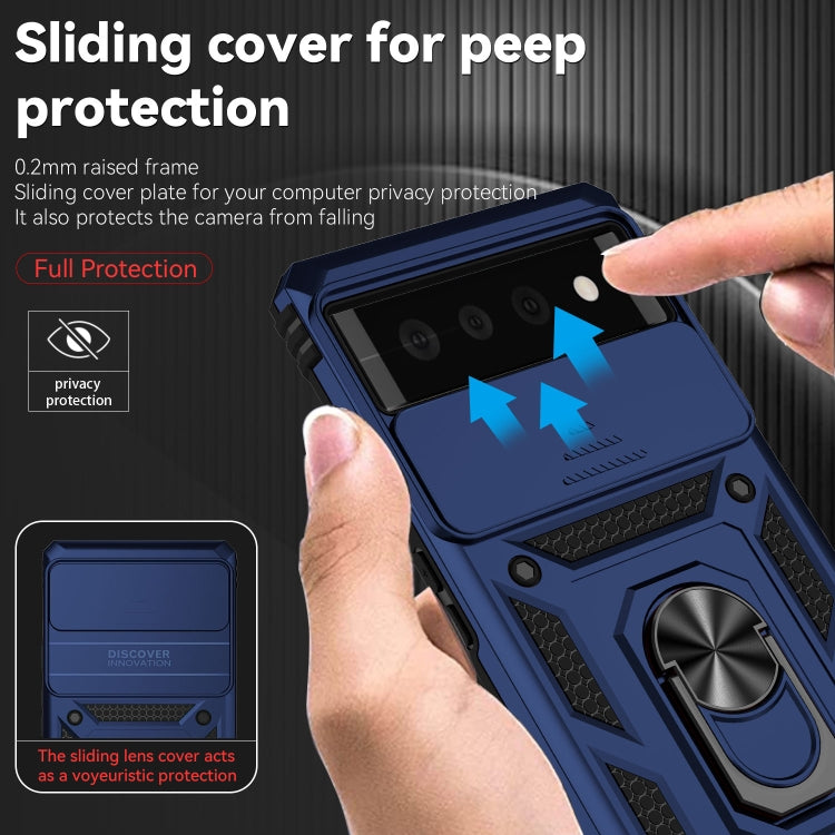 For Google Pixel 6 Sliding Camshield Holder Phone Case