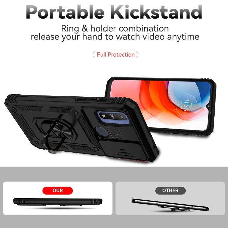For Motorola Moto G Pure Sliding Camshield Holder Phone Case