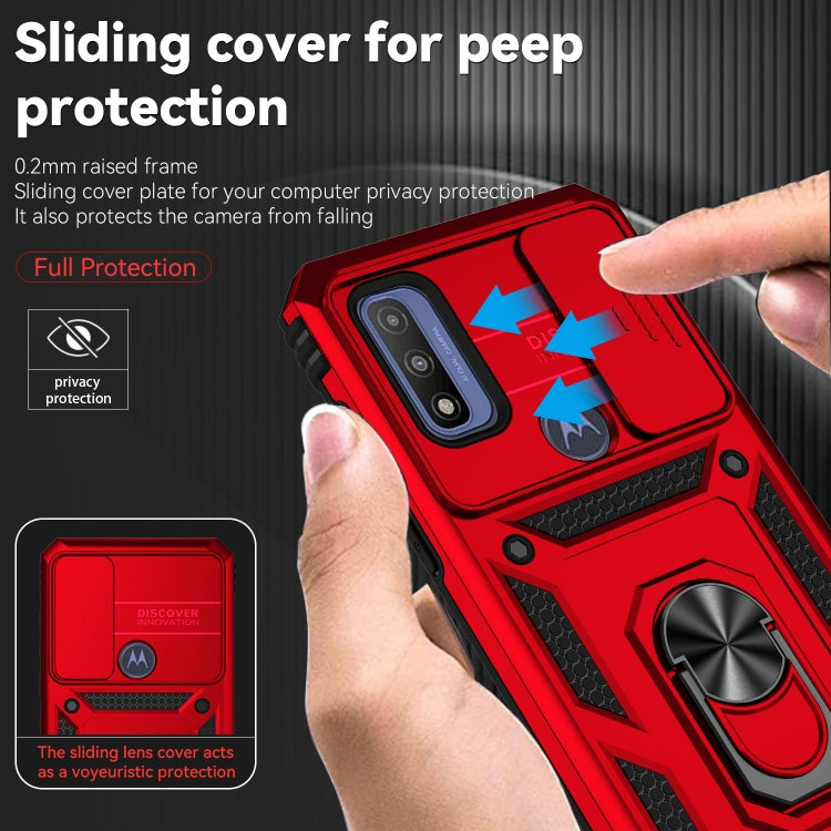 For Motorola Moto G Pure Sliding Camshield Holder Phone Case