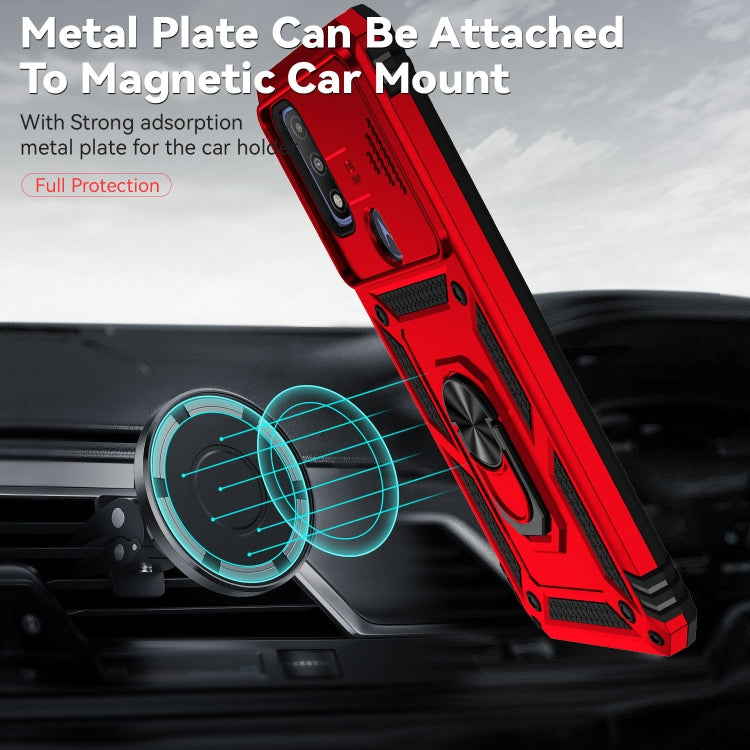 For Motorola Moto G Pure Sliding Camshield Holder Phone Case
