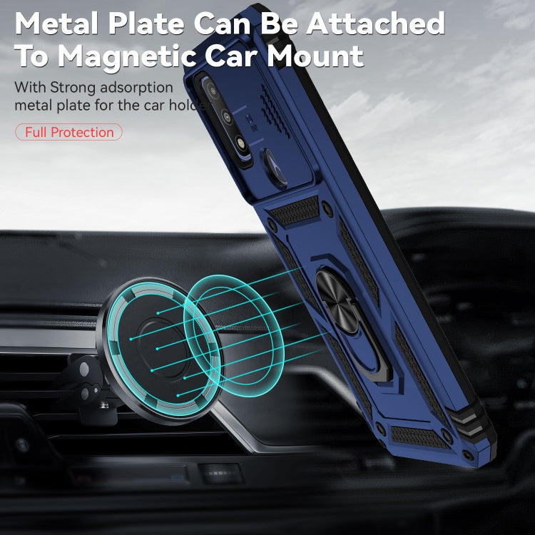 For Motorola Moto G Pure Sliding Camshield Holder Phone Case