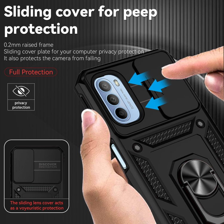 For Motorola Moto G31 Sliding Camshield Holder Phone Case