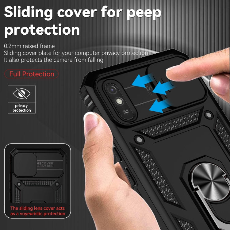 For Xiaomi Redmi 9A Sliding Camshield Holder Phone Case