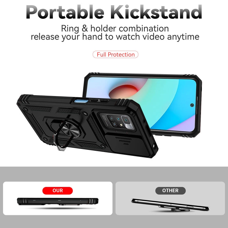 For Xiaomi Redmi 10 Sliding Camshield Holder Phone Case