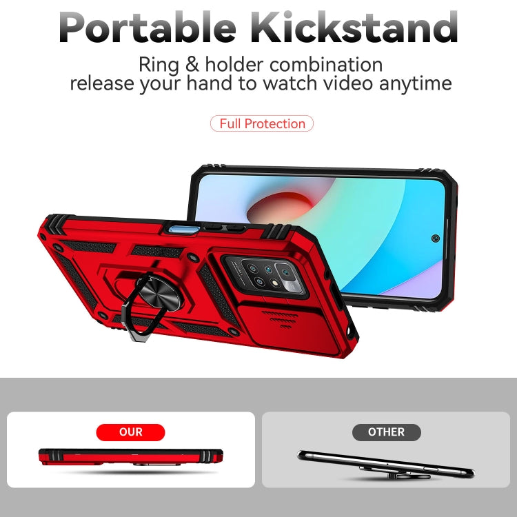 For Xiaomi Redmi 10 Sliding Camshield Holder Phone Case