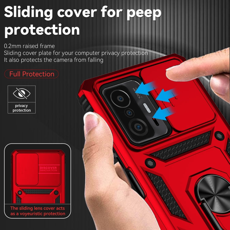 For Xiaomi Mi 11T Sliding Camshield Holder Phone Case