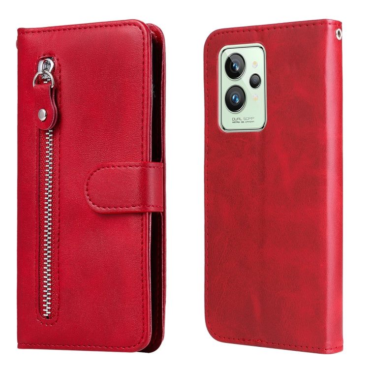 For OPPO Realme GT2 Pro Fashion Calf Texture Zipper Horizontal Flip Leather Case