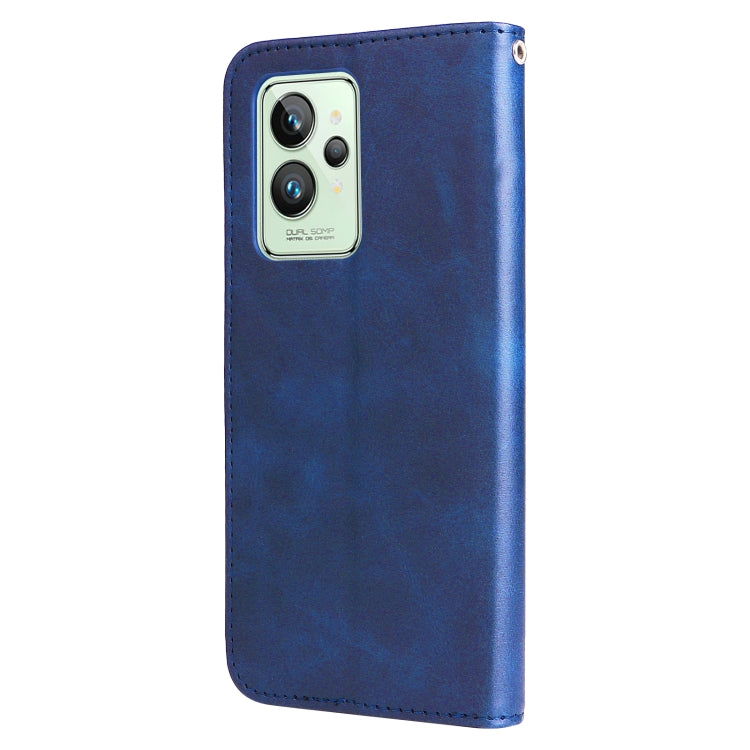 For OPPO Realme GT2 Pro Fashion Calf Texture Zipper Horizontal Flip Leather Case