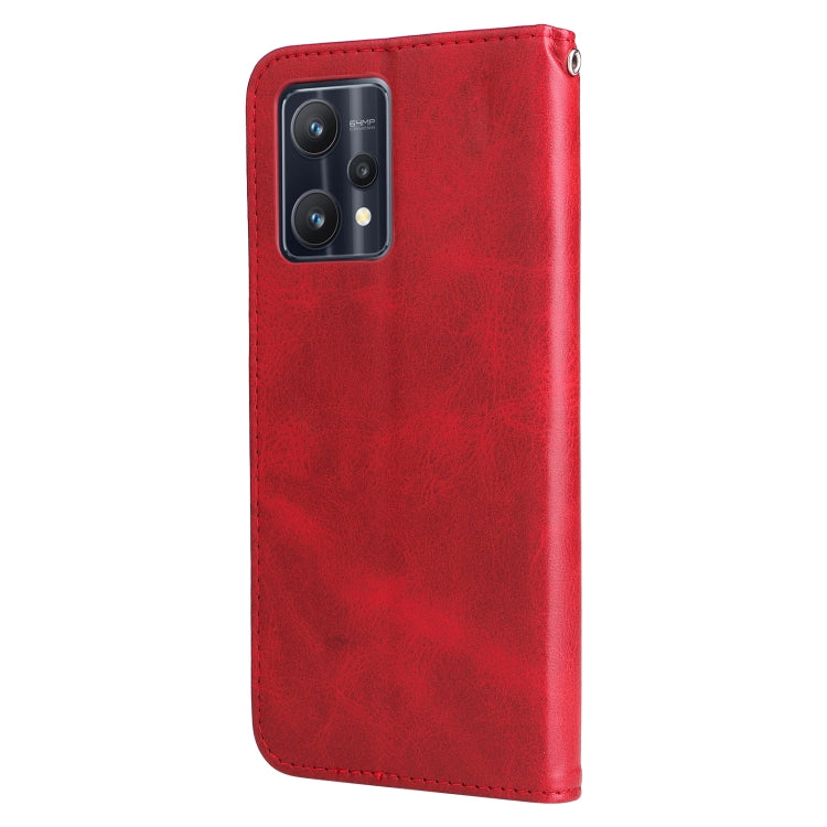 For OPPO Realme 9 Pro/Realme V25 Fashion Calf Texture Zipper Horizontal Flip Leather Case