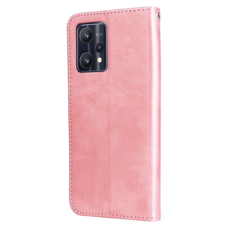 For OPPO Realme 9 Pro/Realme V25 Fashion Calf Texture Zipper Horizontal Flip Leather Case