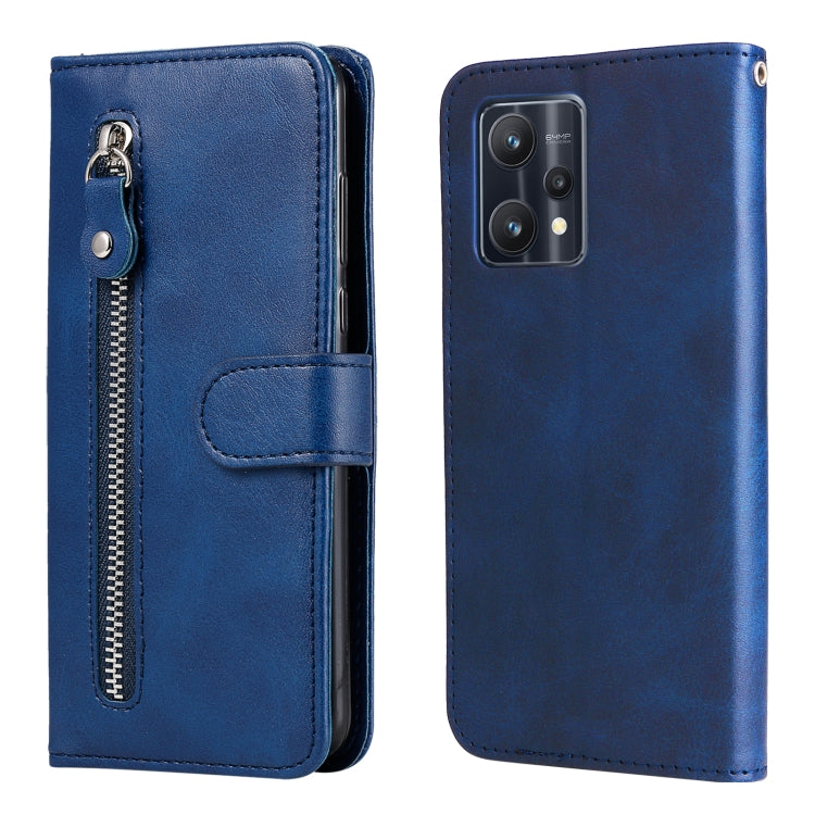 For OPPO Realme 9 Pro/Realme V25 Fashion Calf Texture Zipper Horizontal Flip Leather Case