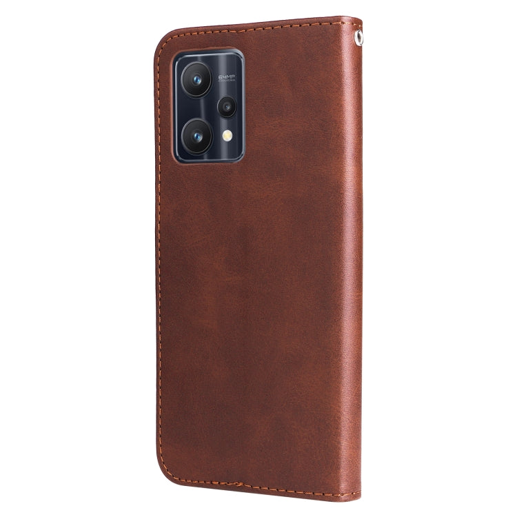 For OPPO Realme 9 Pro/Realme V25 Fashion Calf Texture Zipper Horizontal Flip Leather Case