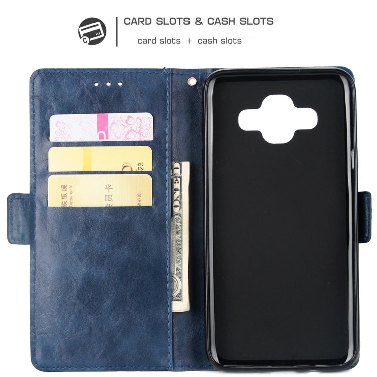 For Galaxy J7 Duo Retro Texture Contrast Color Splicing Horizontal Flip TPU + PU Leather Case with Card Slots & Holder & Wallet