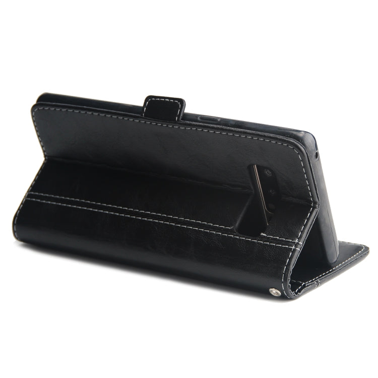 For Galaxy Note8 Retro Texture Contrast Color Splicing Horizontal Flip TPU + PU Leather Case with Card Slots & Holder & Wallet
