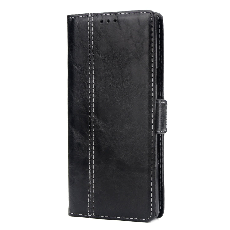 For Galaxy Note9 Retro Texture Contrast Color Splicing Horizontal Flip TPU + PU Leather Case with Card Slots & Holder & Wallet