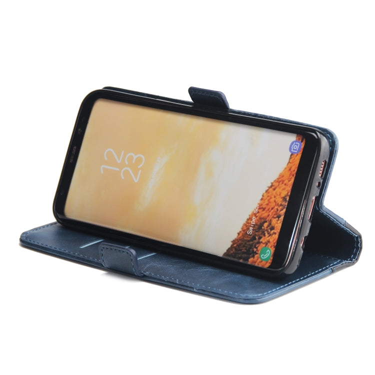 For Galaxy S8+ Retro Texture Contrast Color Splicing Horizontal Flip TPU + PU Leather Case with Card Slots & Holder & Wallet