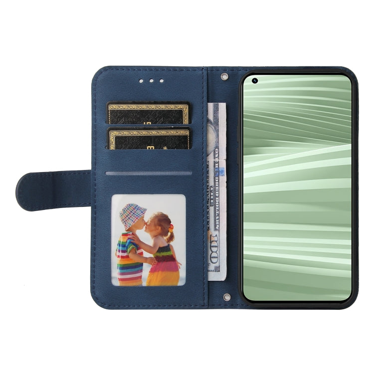 For OPPO Realme GT2 Pro Skin Feel Life Tree Metal Button Horizontal Flip Leather Case