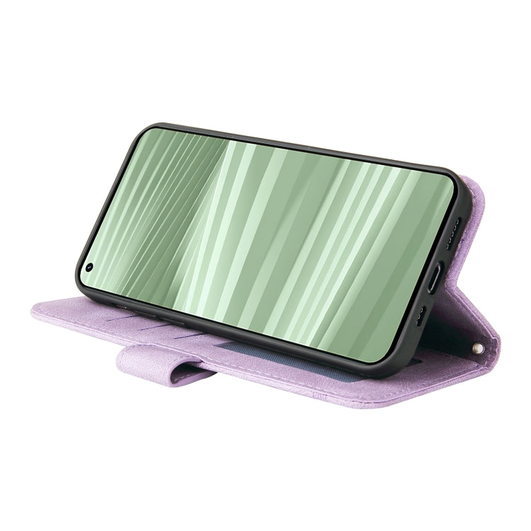 For OPPO Realme GT2 Pro Skin Feel Life Tree Metal Button Horizontal Flip Leather Case